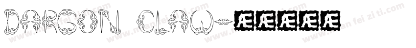 Dargon Claw字体转换
